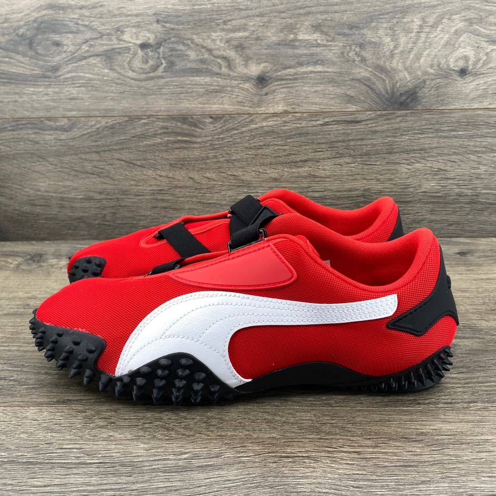 Puma Mostro Mesh Sneaker Mens 11 Red Black Spiked Y2K Hook Loop 403206-06